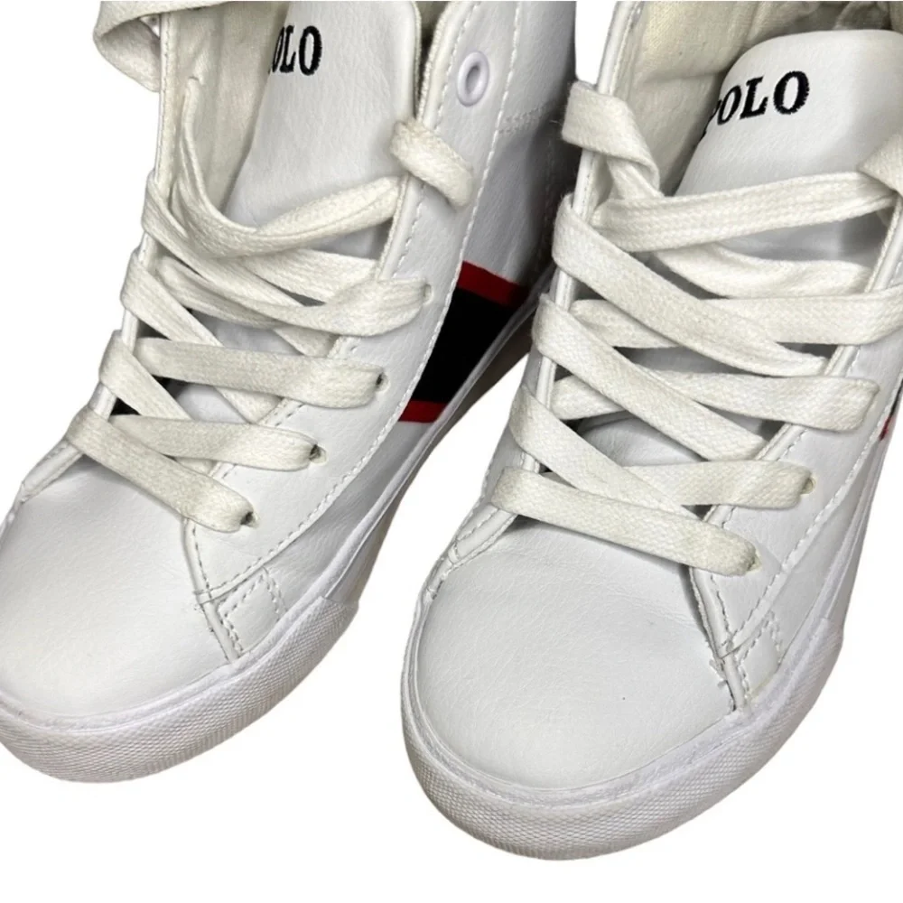 Polo Ralph Lauren Geoff high top sneakers (similar to Easten) with logo - Picture 3 of 4